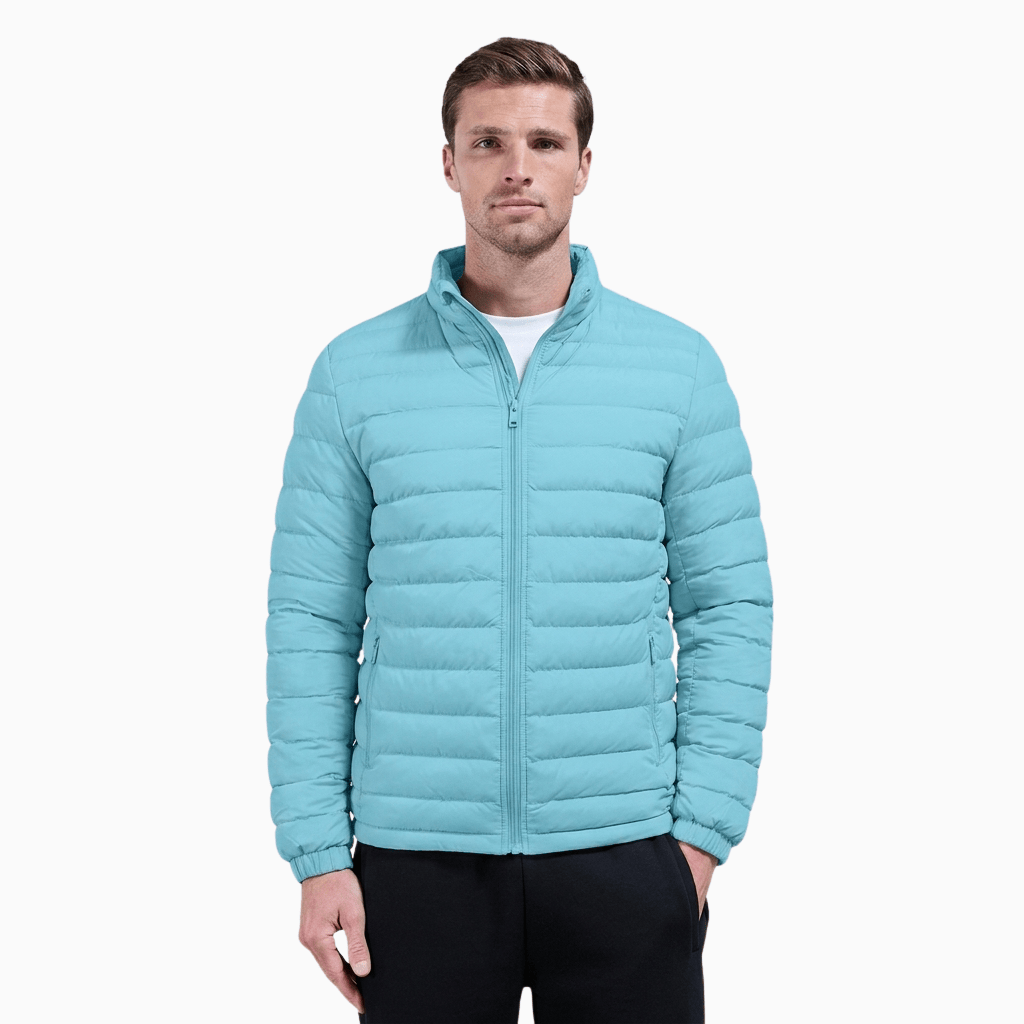 Kent Camden Light Blue / S VAUGHN Stand-Up Collar Zipper Jacket