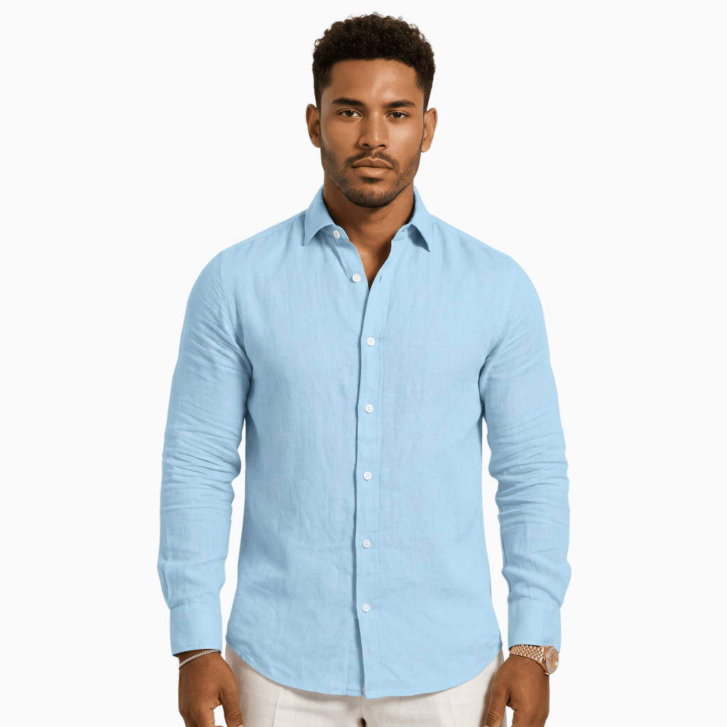 Kent Camden Light Blue / S WILL Casual Polyester Pullover Shirt