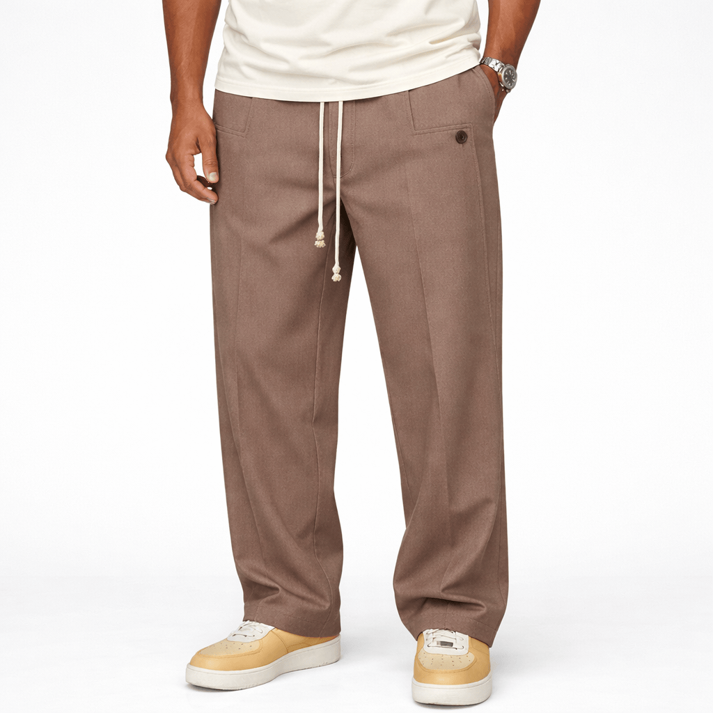 Kent Camden Light Brown / M LANCE Regular Fit Casual Pants