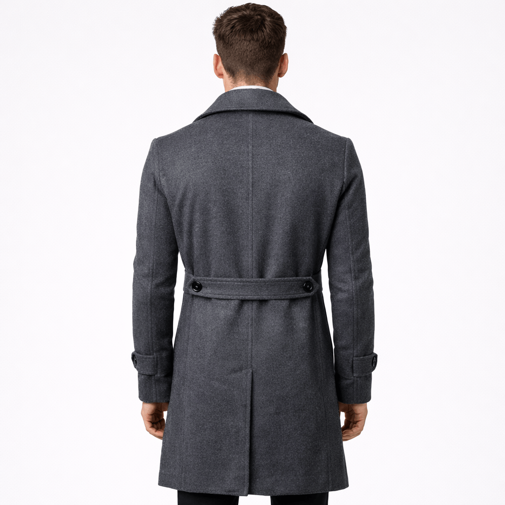 Kent Camden LUCAS Casual Wool Trench Coat