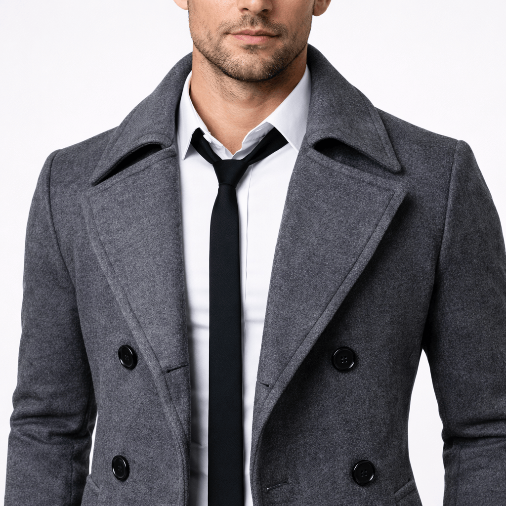 Kent Camden LUCAS Casual Wool Trench Coat