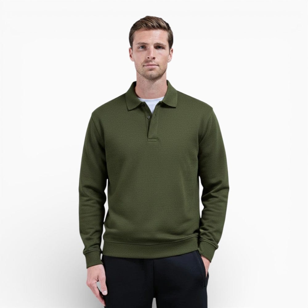 Kent Camden Military Green / S CAMILLE Casual Polyester Polo Shirt