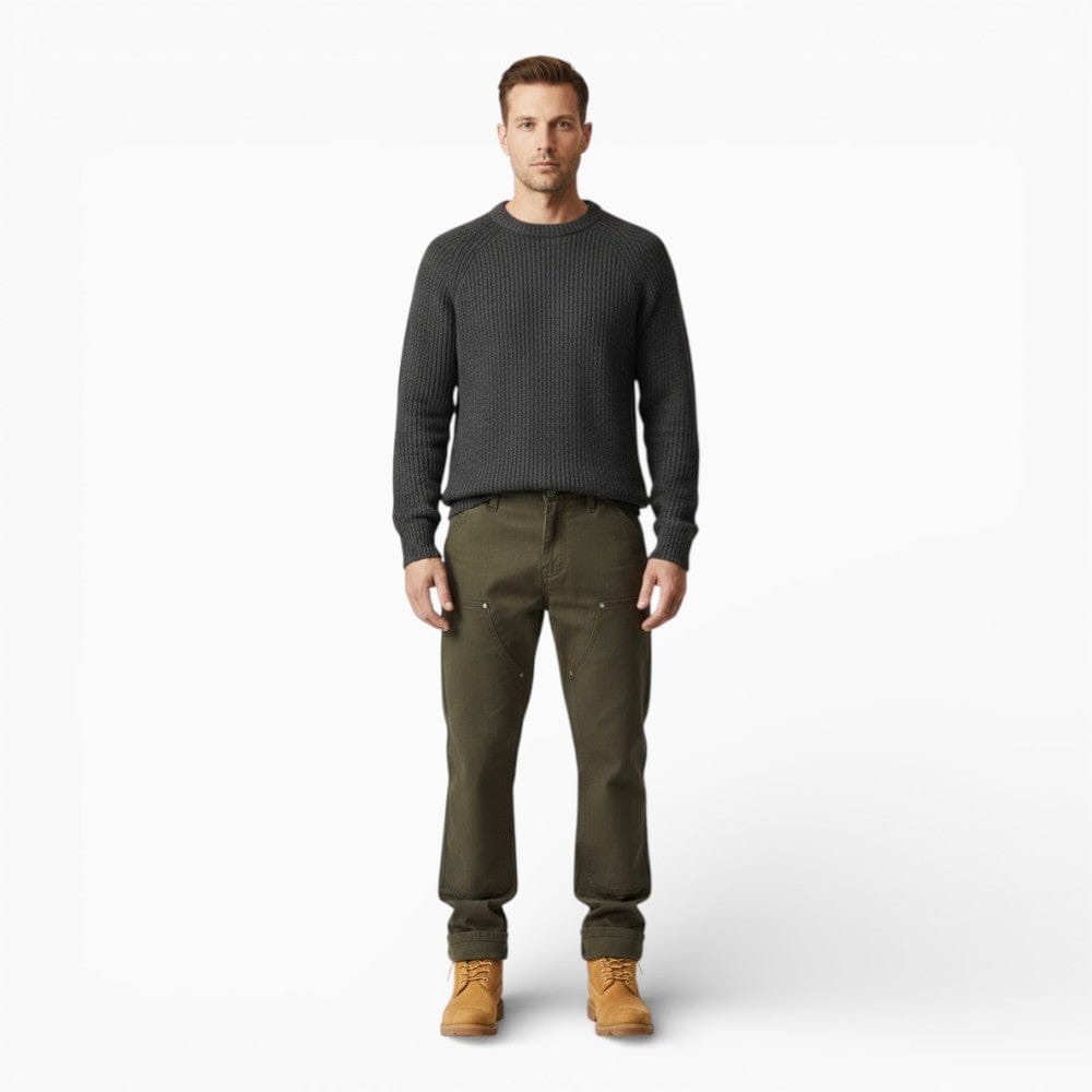 Kent Camden Military Green / S OWEN Casual Wide-Leg Plaid Jeans