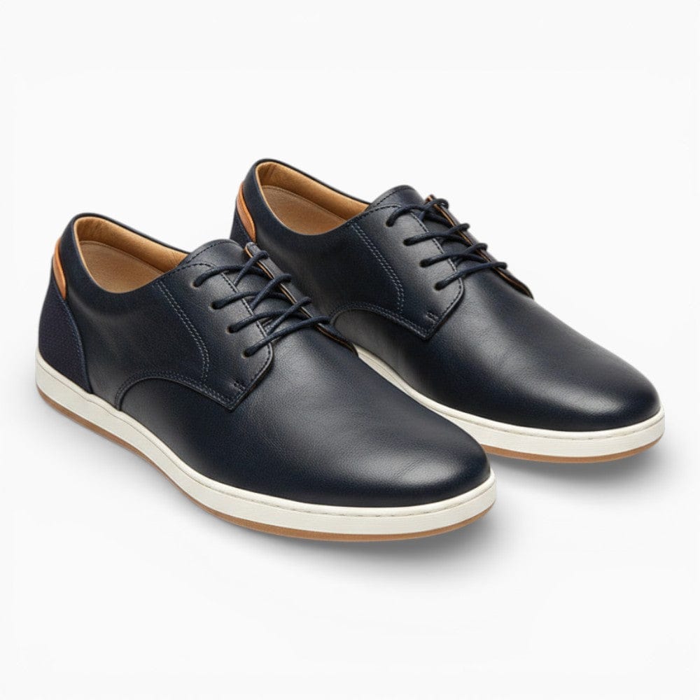 Kent Camden Navy Blue / 5 UK SMITH Breathable Leather Loafers