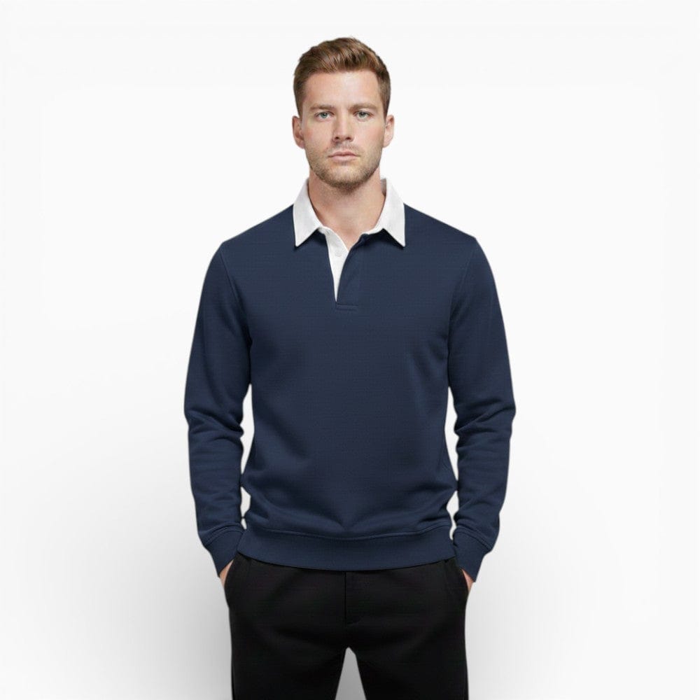 Kent Camden Navy Blue / L TATE Casual Sweatshirt Regular Fit Cotton