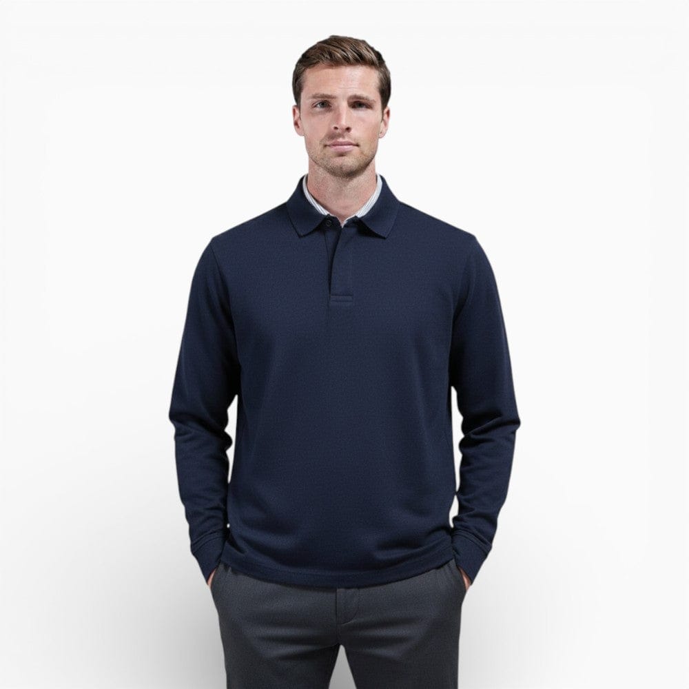Kent Camden Navy Blue / S CAMILLE Casual Polyester Polo Shirt