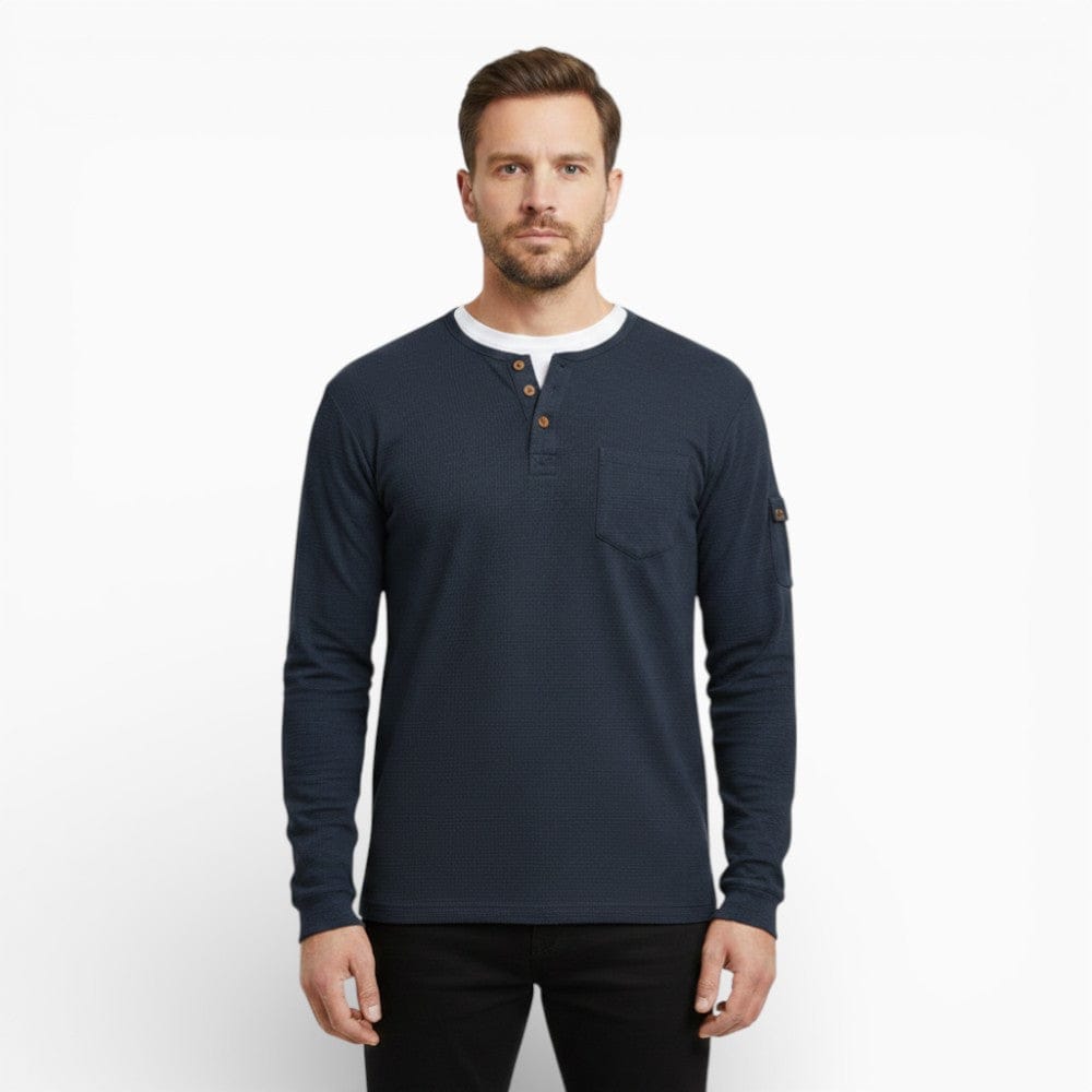 Kent Camden Navy Blue / S GABE Formal Polo Shirt, Breathable, Polyester