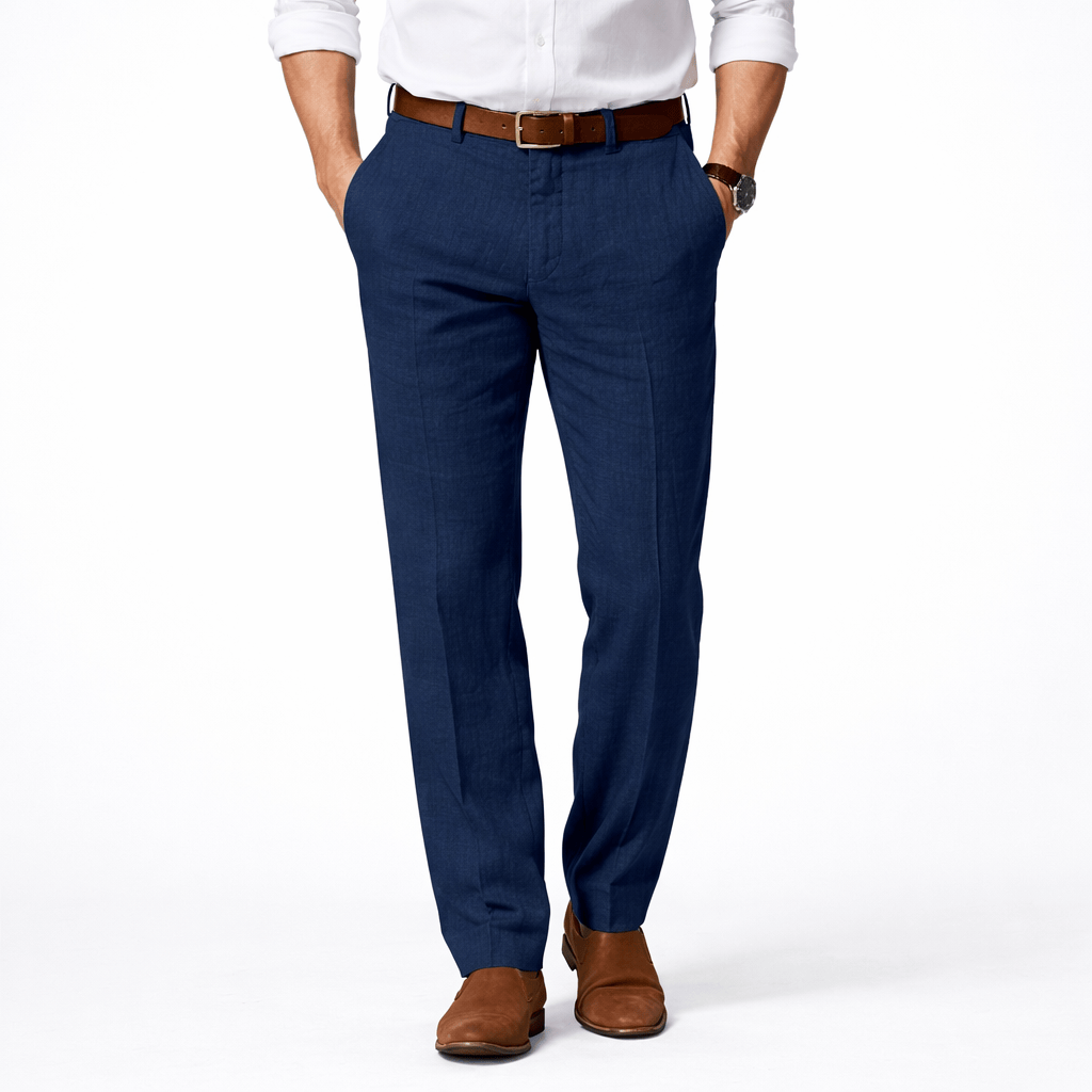 Kent Camden Navy Blue / S JOSEPH Casual Cotton Linen Pants