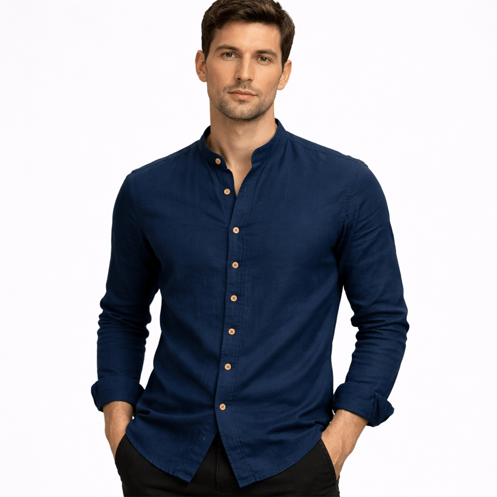 Kent Camden Navy Blue / S REUBEN Casual Batik Shirt