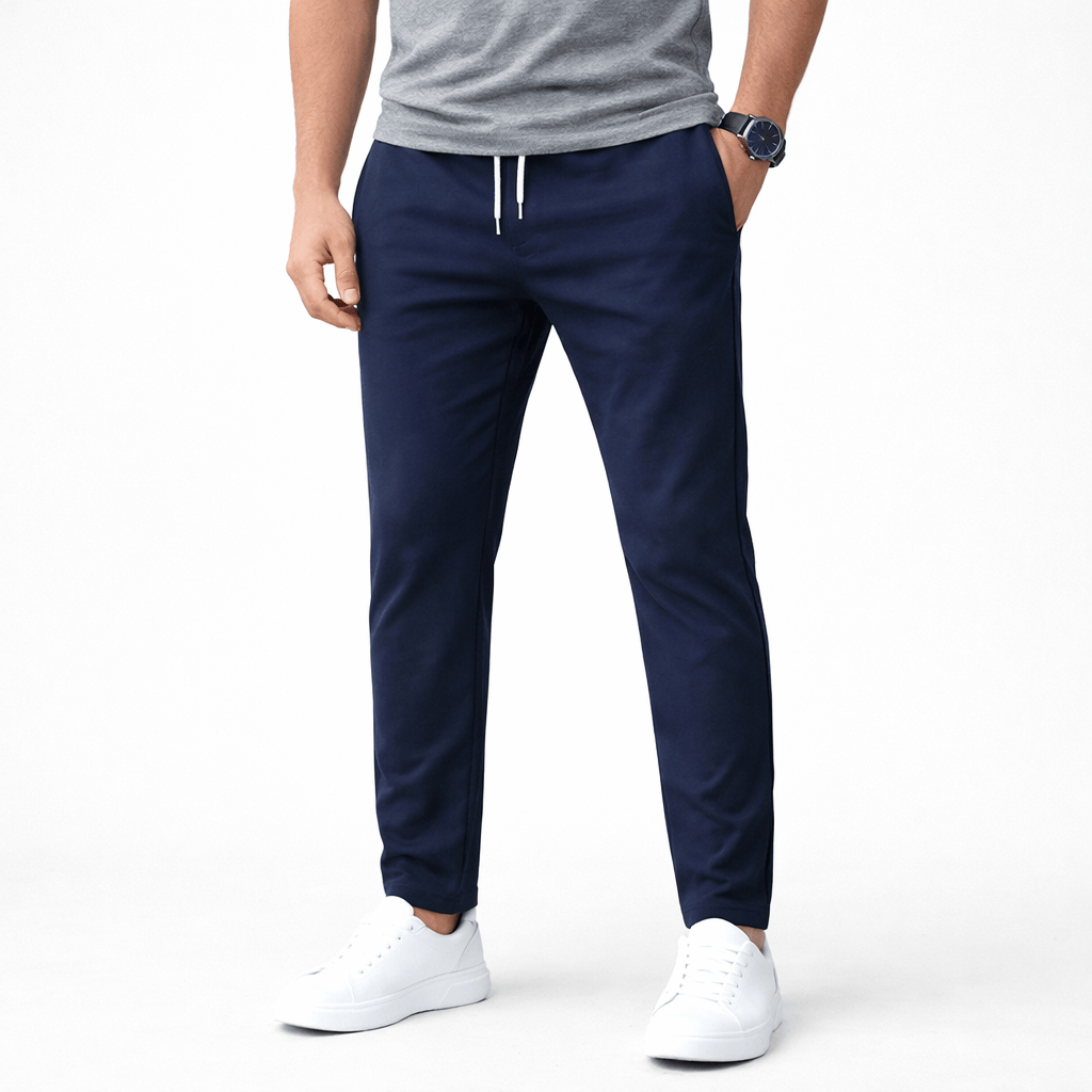 Kent Camden Navy Blue / S ROB Casual Sweatpants with Elastic Waistband