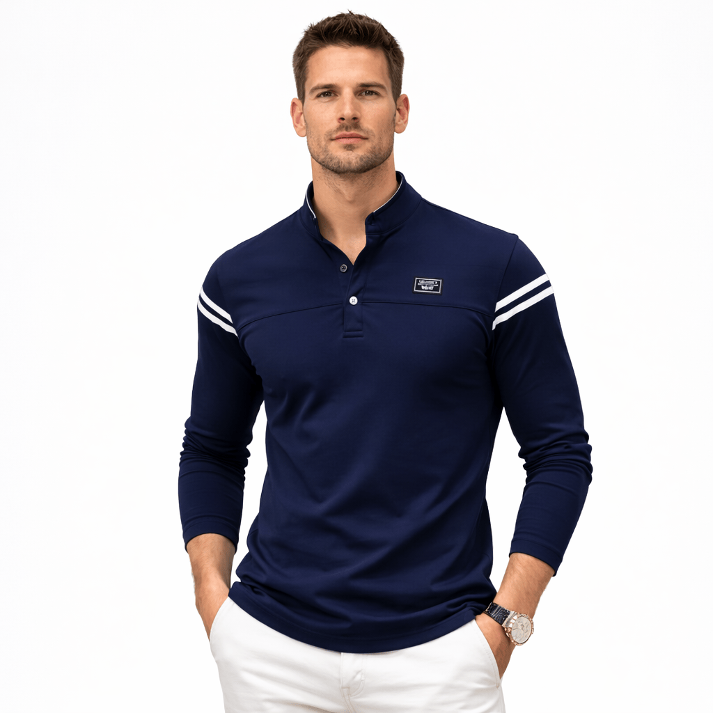 Kent Camden Navy Blue / S ROBERT Casual Slim Fit T-shirt