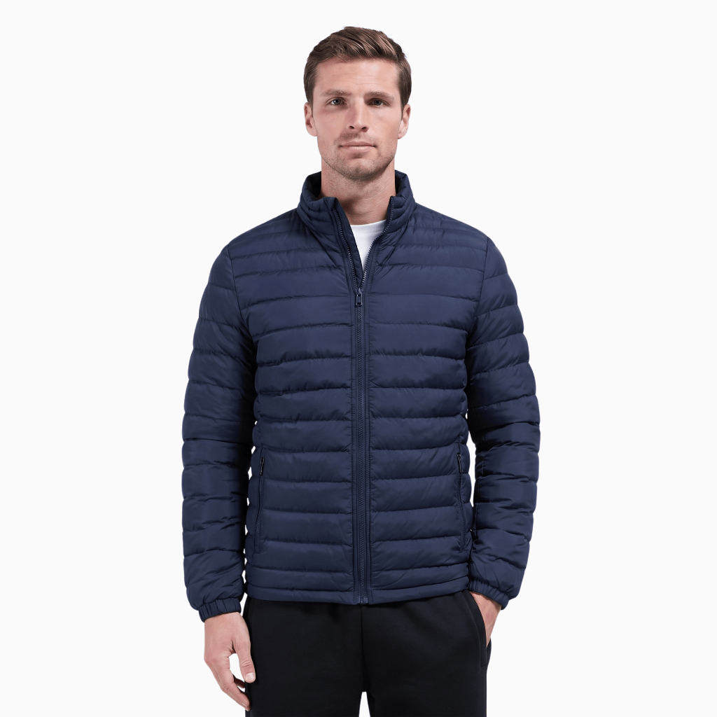 Kent Camden Navy Blue / S VAUGHN Stand-Up Collar Zipper Jacket