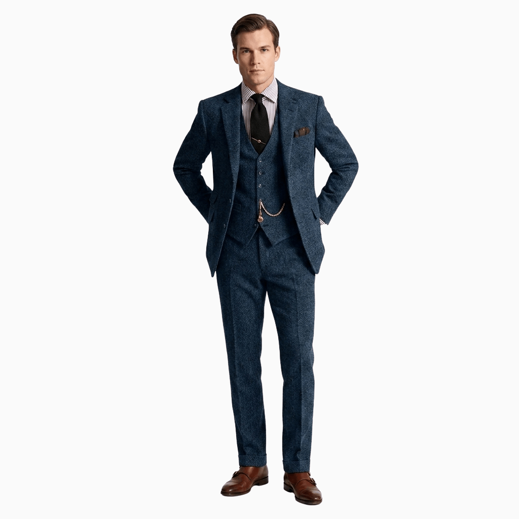 Kent Camden Navy / S ALI Slim-Fit Polyester Wool Suit