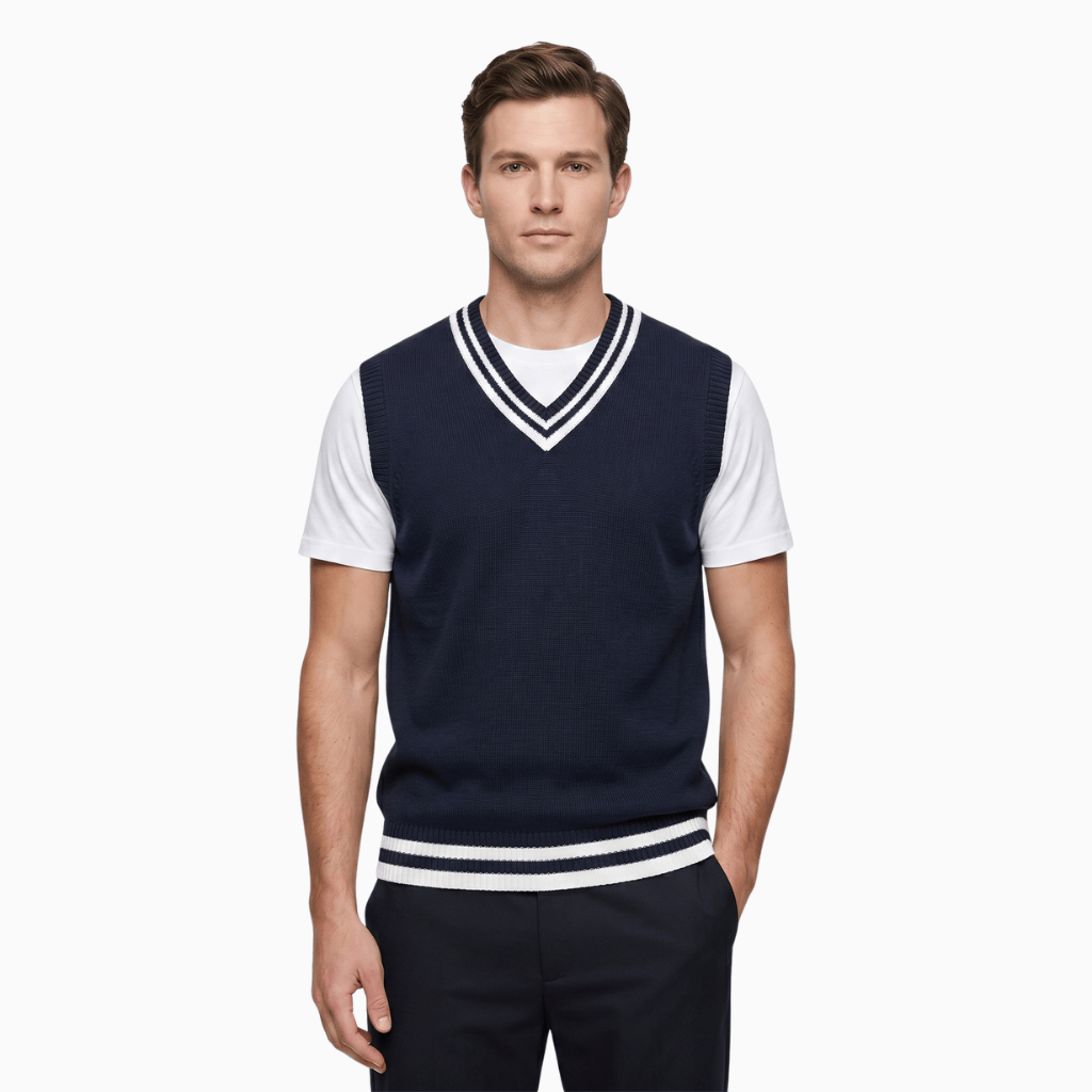 Kent Camden Navy / S MAVERICK Regular Fit Polyester Jacket with Round Collar