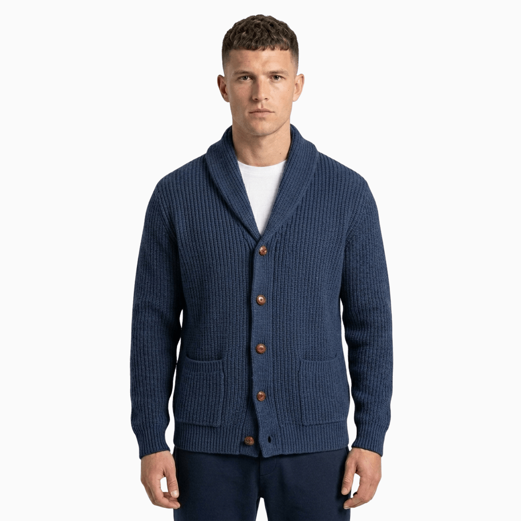 Kent Camden Navy / S NATE English Style Cotton Shirt