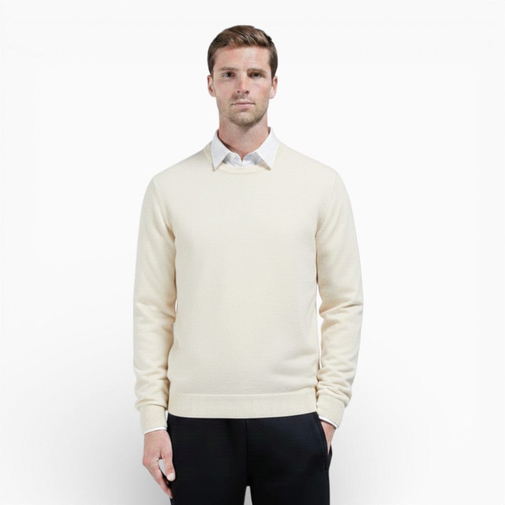 Kent Camden Off-white / M ETHAN Casual Round-Neck Sweater
