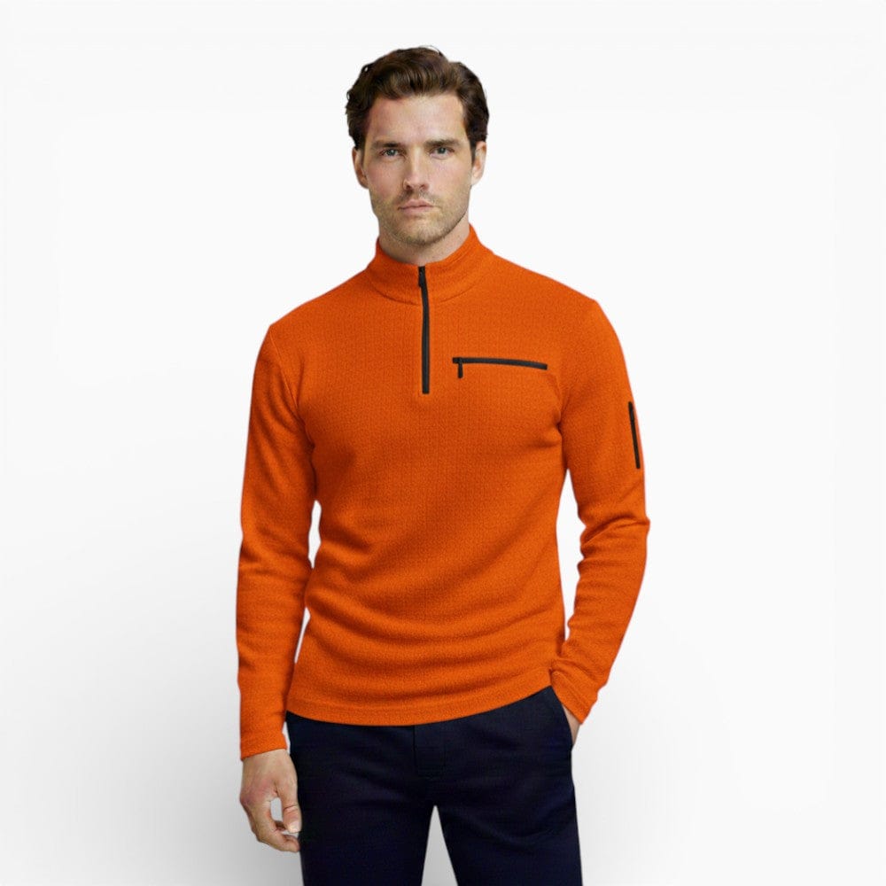 Kent Camden Orange / S WREN Breathable Cotton Polo