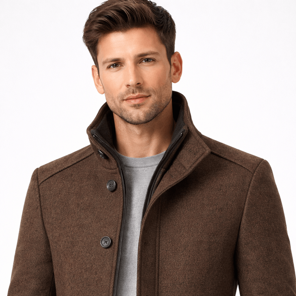 Kent Camden PETER Casual Zipper Cotton T-shirt