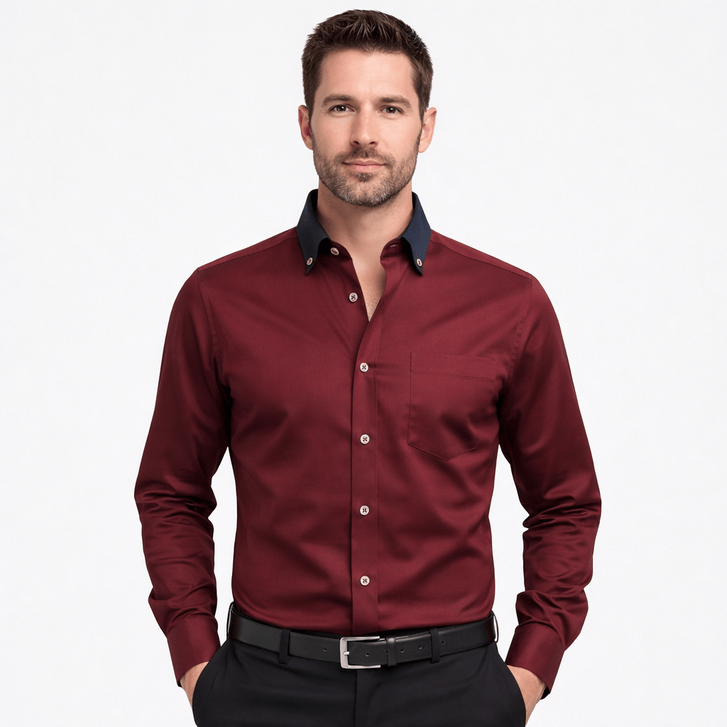 Kent Camden Red / S JAMES Casual Button-Down Shirt