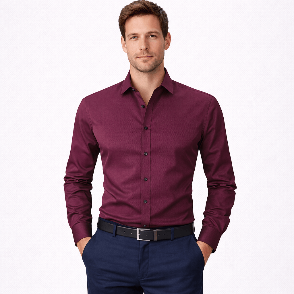 Kent Camden Red / S LEWIS Formal Button-Down Shirt