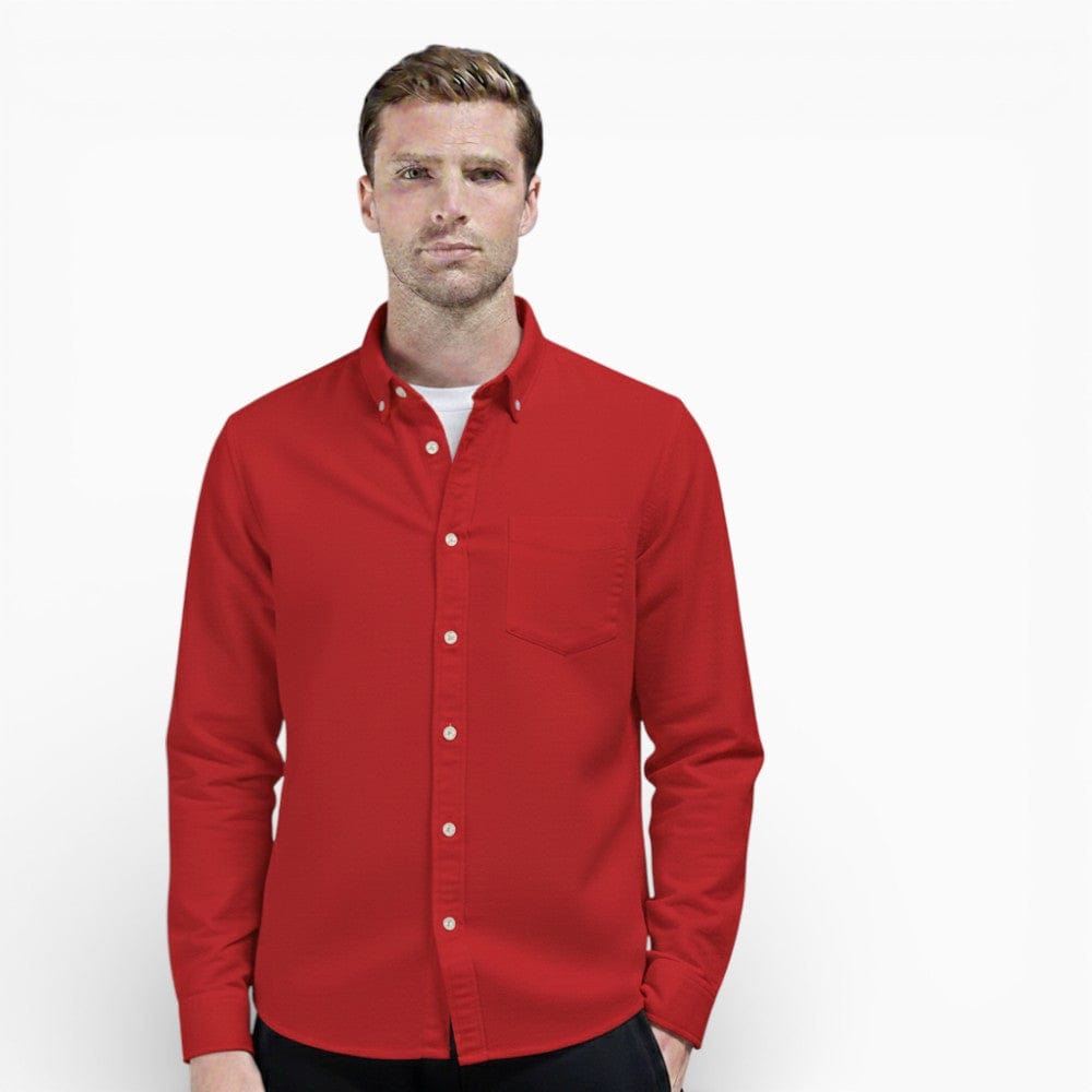Kent Camden Red / S MARC Casual Cotton Shirt