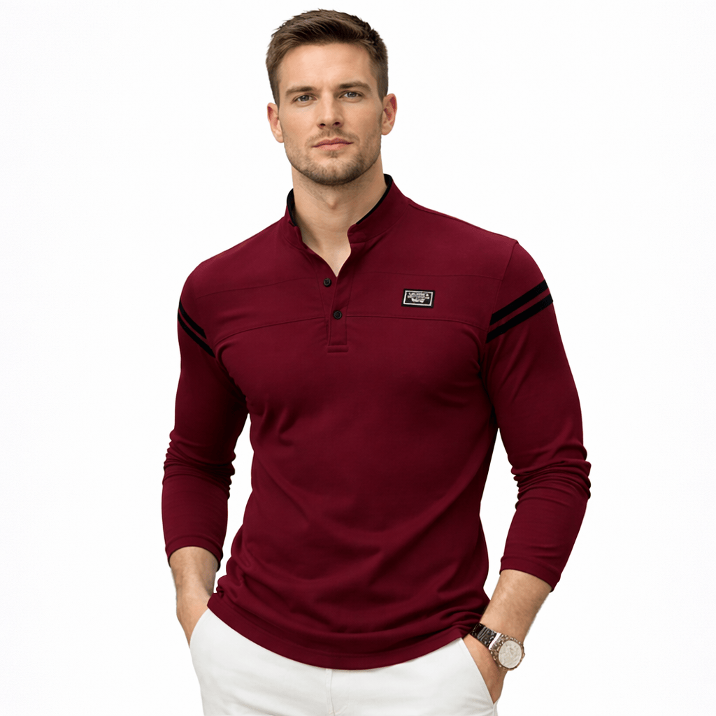 Kent Camden Red / S ROBERT Casual Slim Fit T-shirt