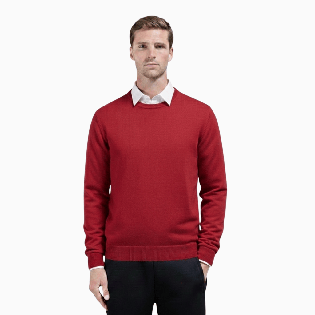 Kent Camden Red / S ZACH Comfortable Wool Sweater