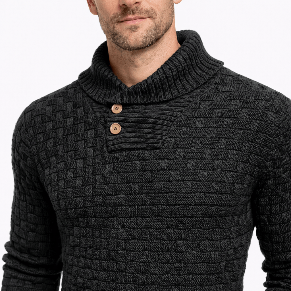 Kent Camden ROWAN Solid Knit Sweater Polyester