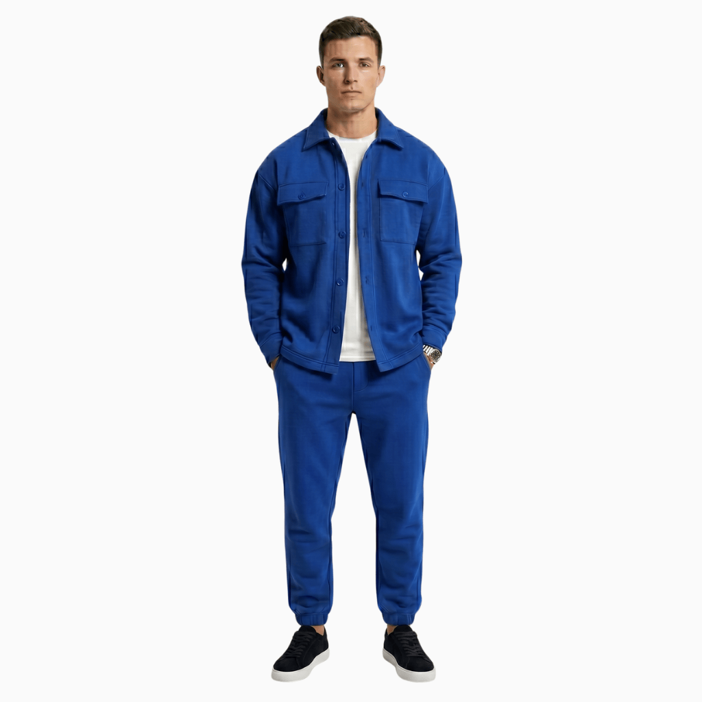 Kent Camden Royal Blue / S ZACK Khaki Casual Tracksuit Set