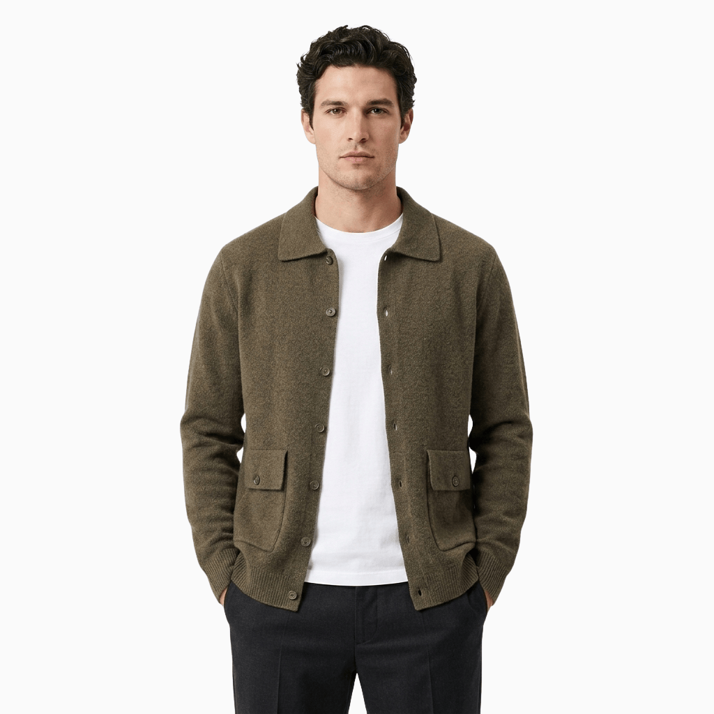 Kent Camden S FREDDIE Casual Wool Cardigan