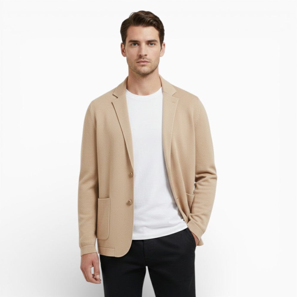 Kent Camden Sandy Beige / S JACE Wool Cardigan Regular Fit Coat