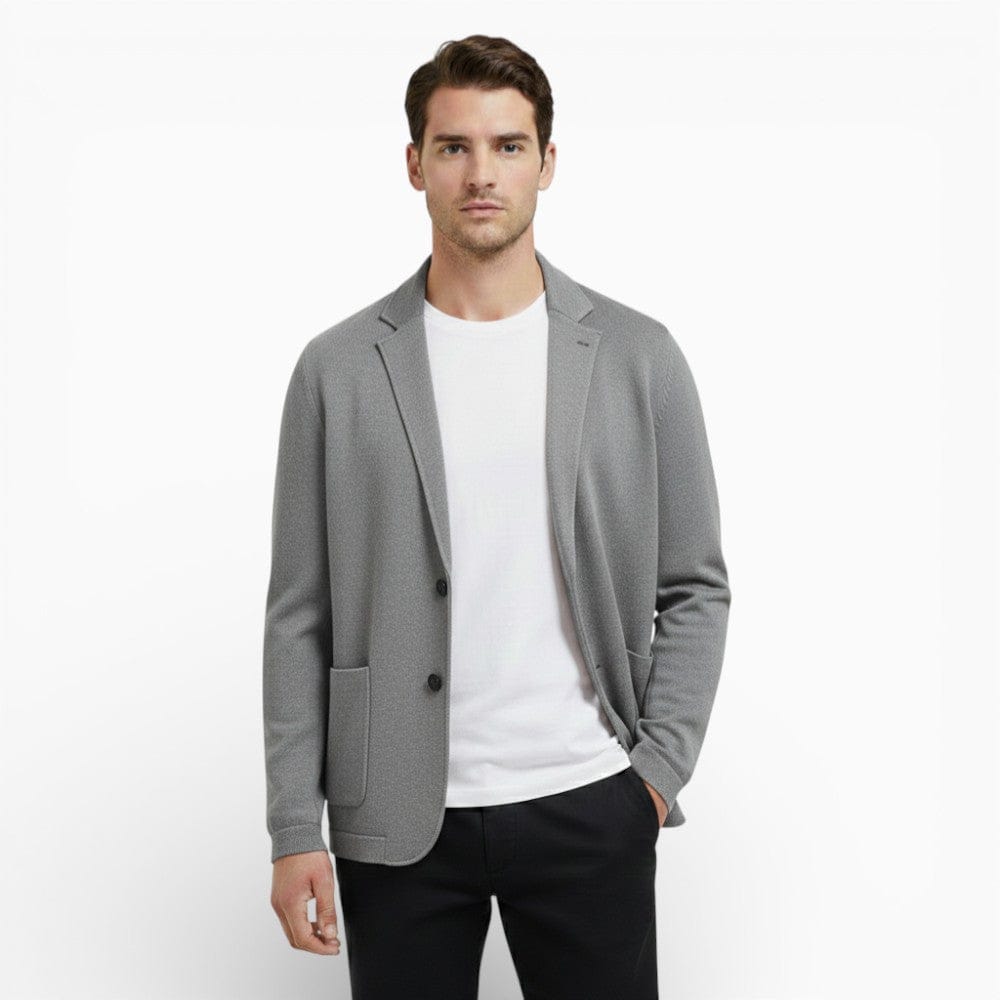 Kent Camden Slate Grey / S JACE Wool Cardigan Regular Fit Coat