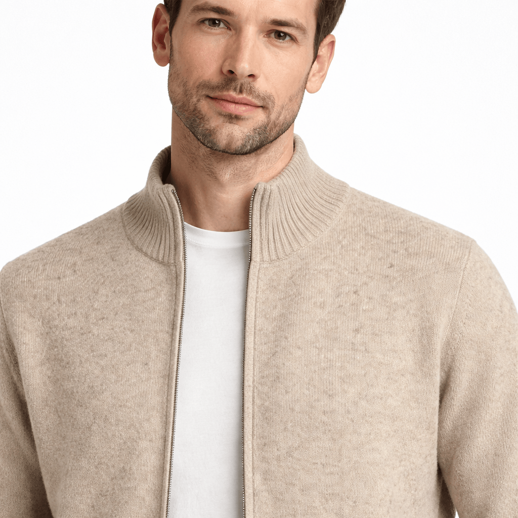 Kent Camden SPENCER Casual Wool Zip Cardigan