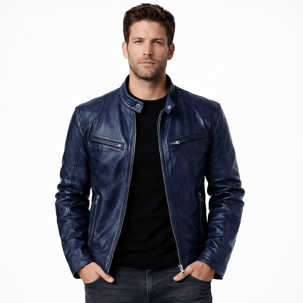 Kent Camden STEEL Loose Outdoor Leather Jacket