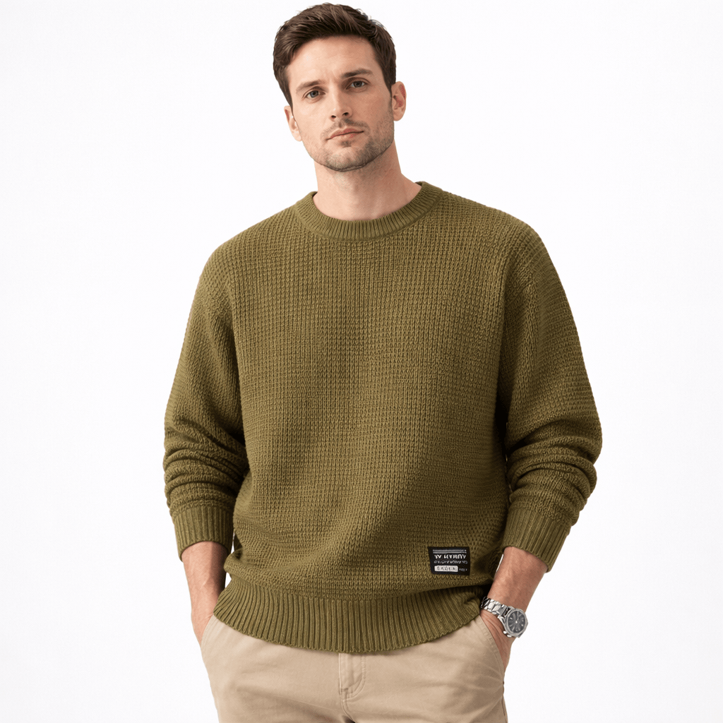 Kent Camden Sunstone / M ARTHUR Casual Knit Sweater Black