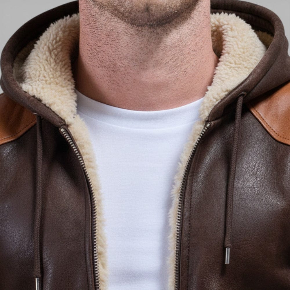 Kent Camden THEO Vintage Suede Jacket with Hood