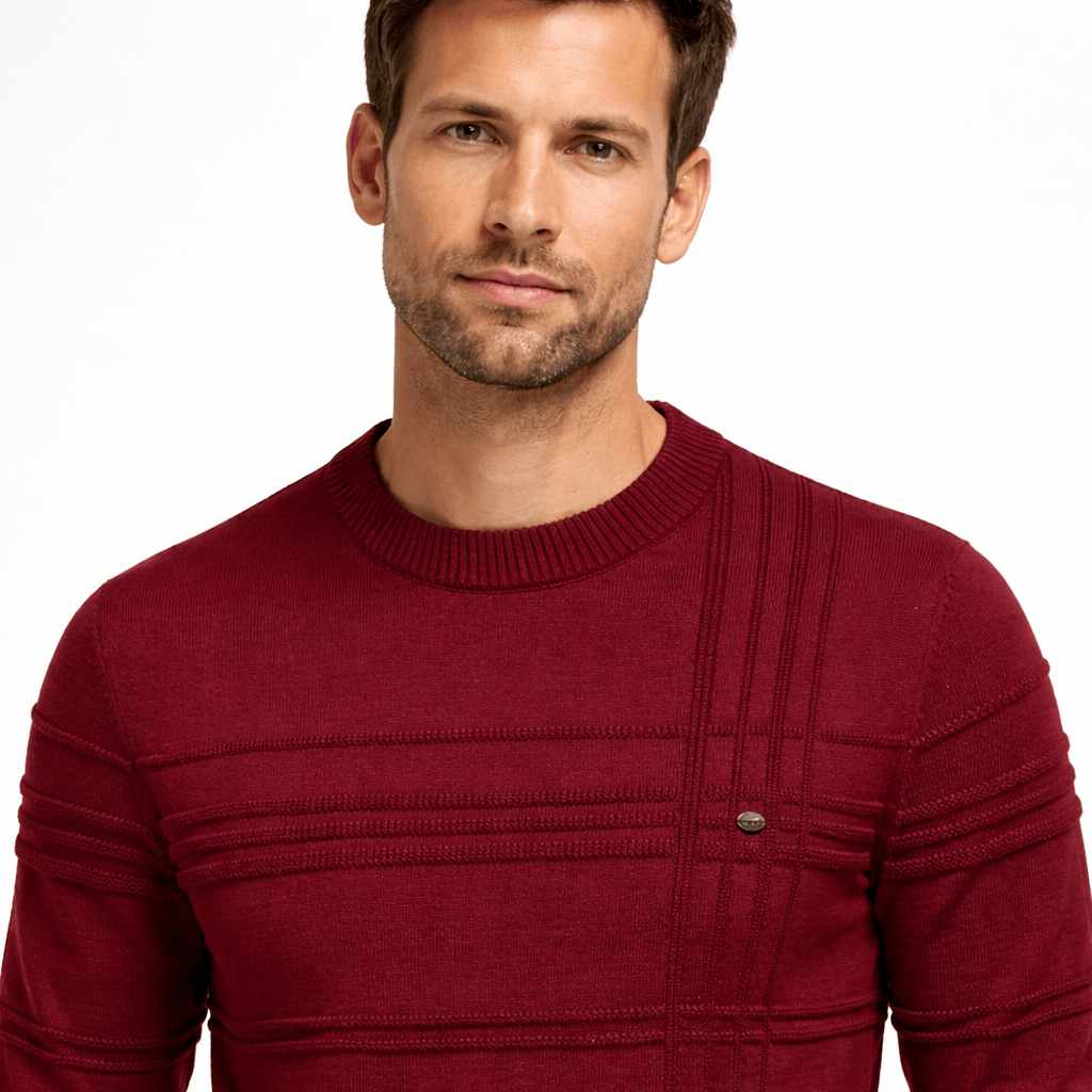 Kent Camden THOMAS Regular-Fit Pullover Sweater Cotton Glitter