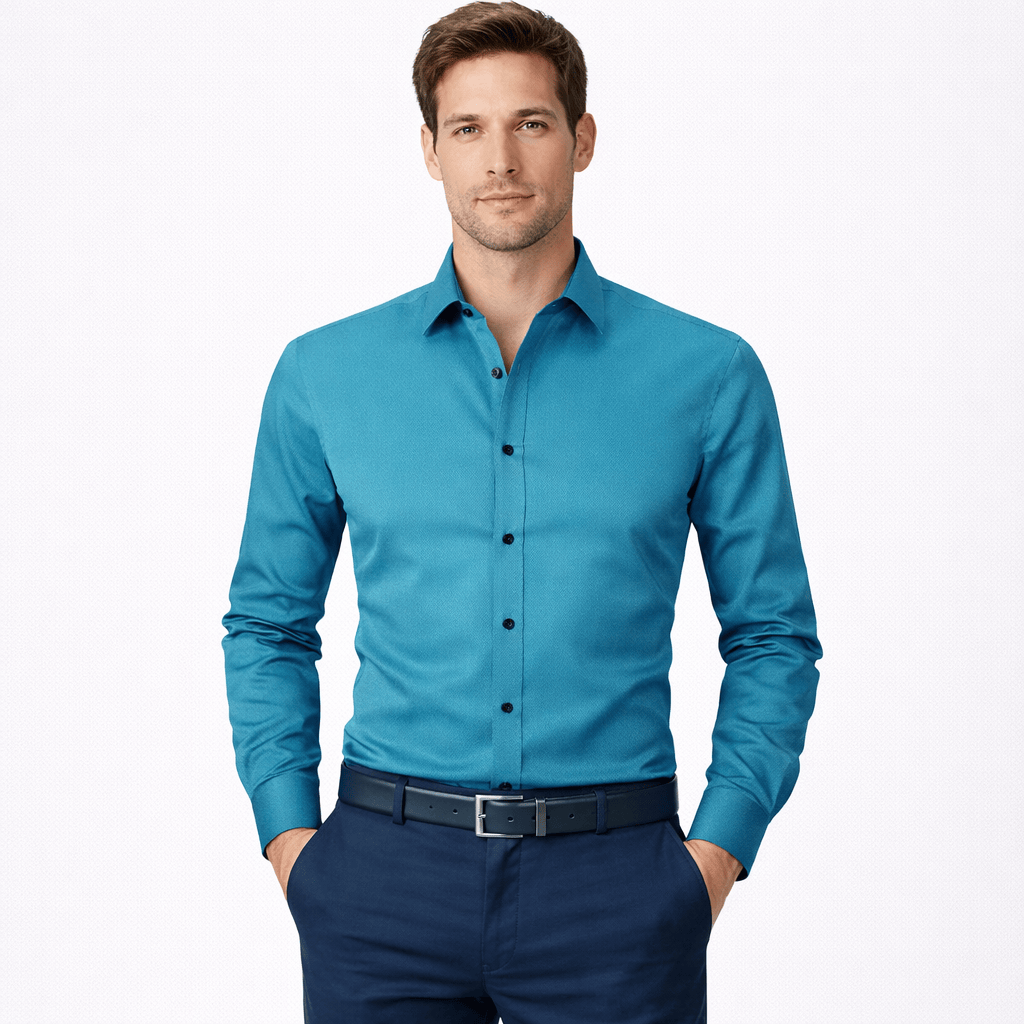Kent Camden Turquoise / S LEWIS Formal Button-Down Shirt
