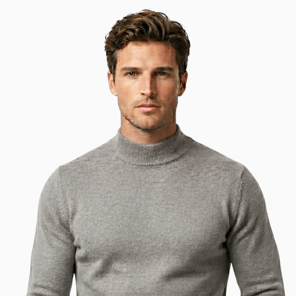 Kent Camden TYLER High Collar Cotton Sweater
