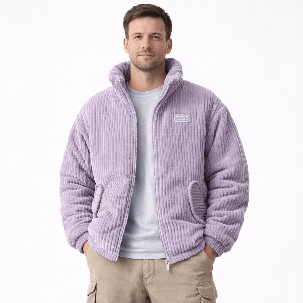 Kent Camden Violet / XS AURES Casual Polyester Zip-Up Jacket