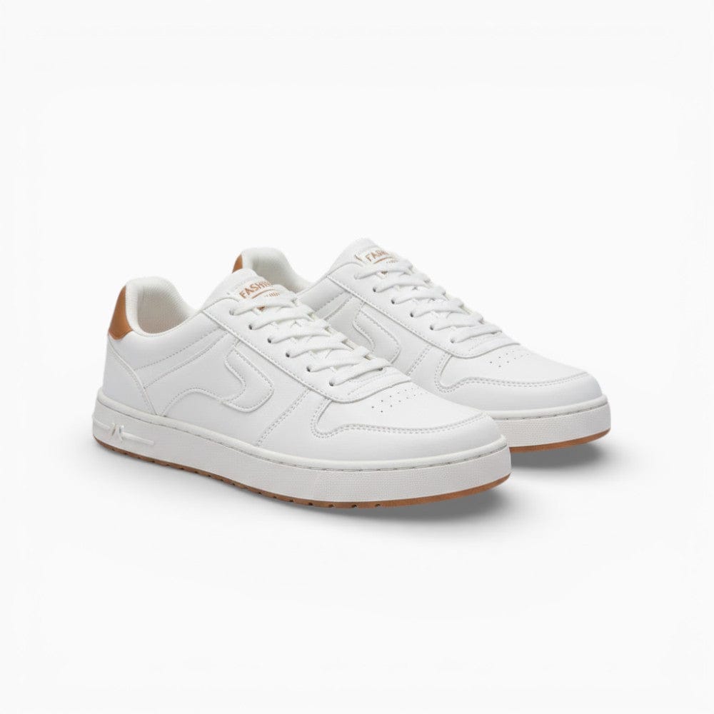 Kent Camden White / 5.5 UK BROCK Casual Shoes Round Toe Injection Molding