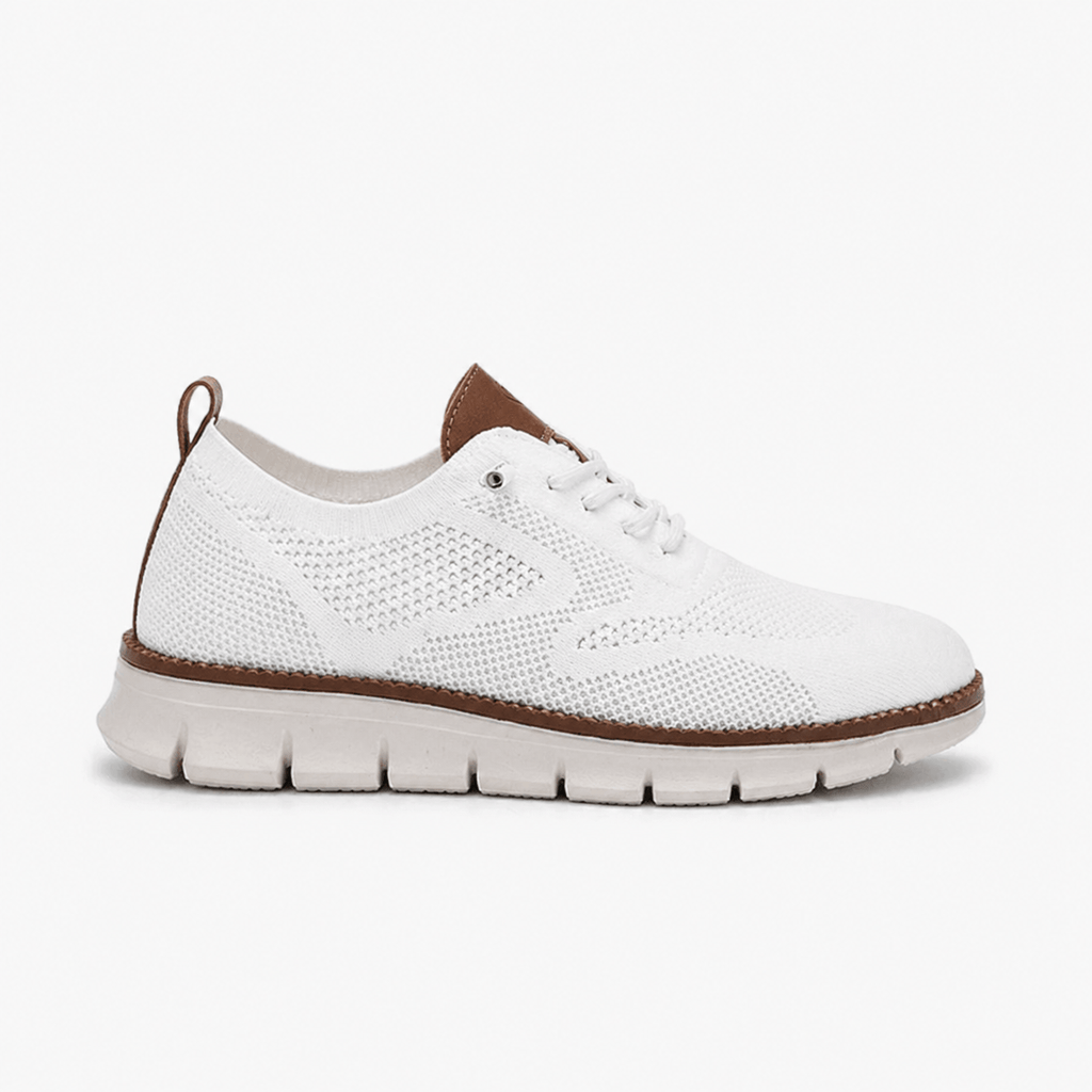 Kent Camden White / 5.5 ZANE Lace-Up Mesh Sneakers