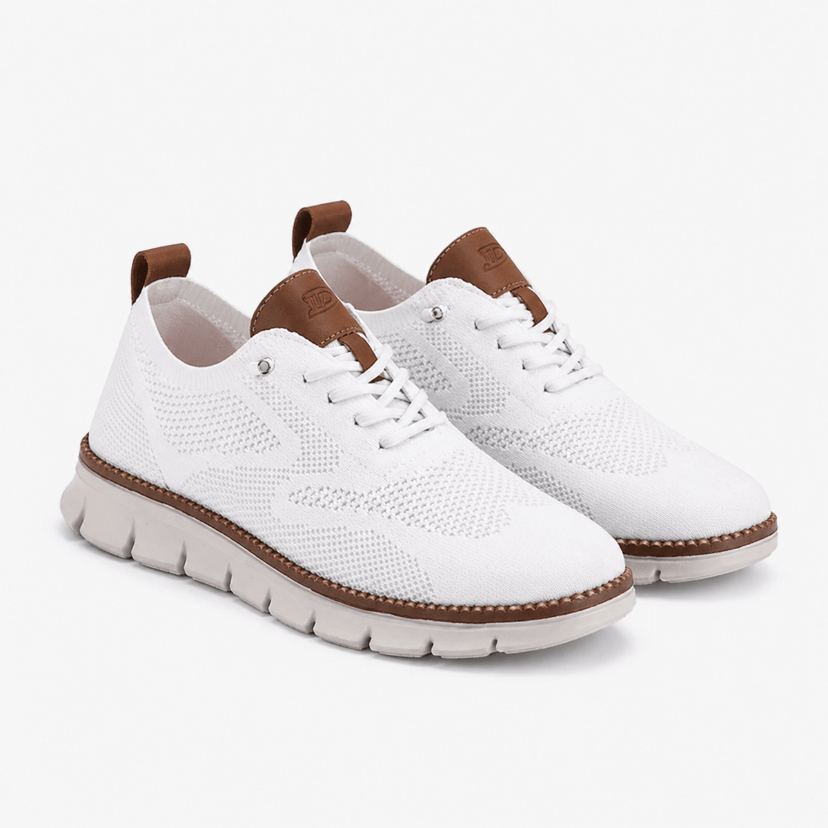 Kent Camden White / 6 UK RILEY Mesh Lace-Up Sneakers