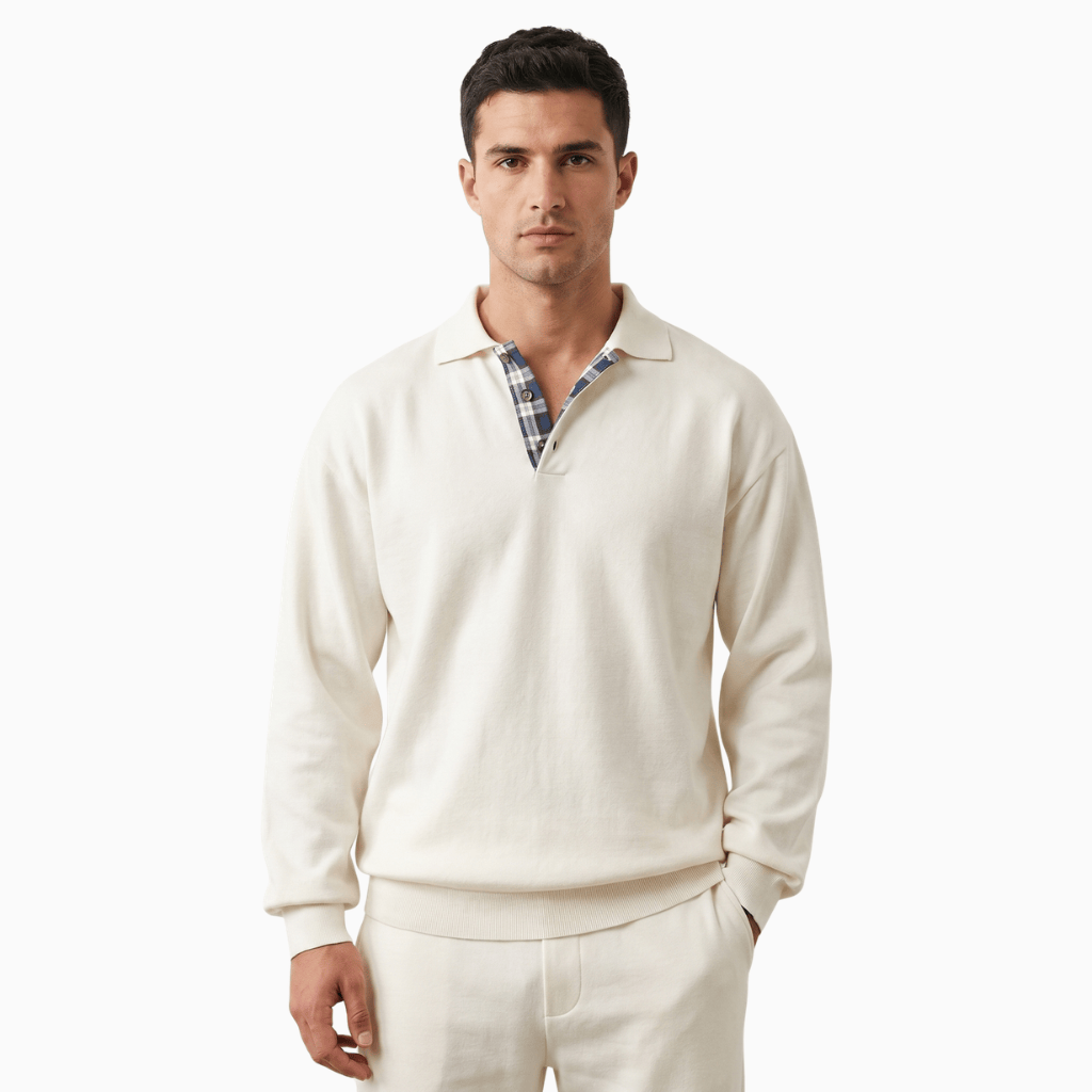 Kent Camden White / S CARSON Casual Polyester Cotton T-shirt