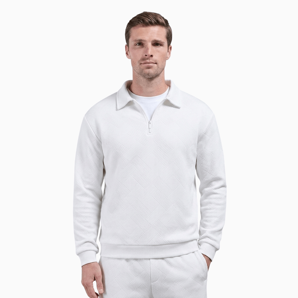 Kent Camden White / S DJELO Comfortable Cotton Sweater