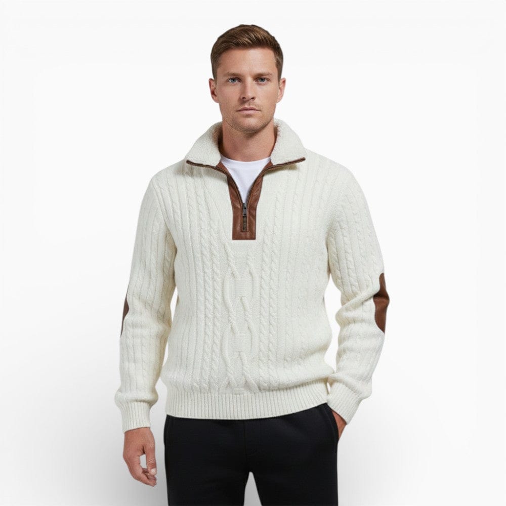 Kent Camden White / S JAMES Regular-Fit Zip Jacket