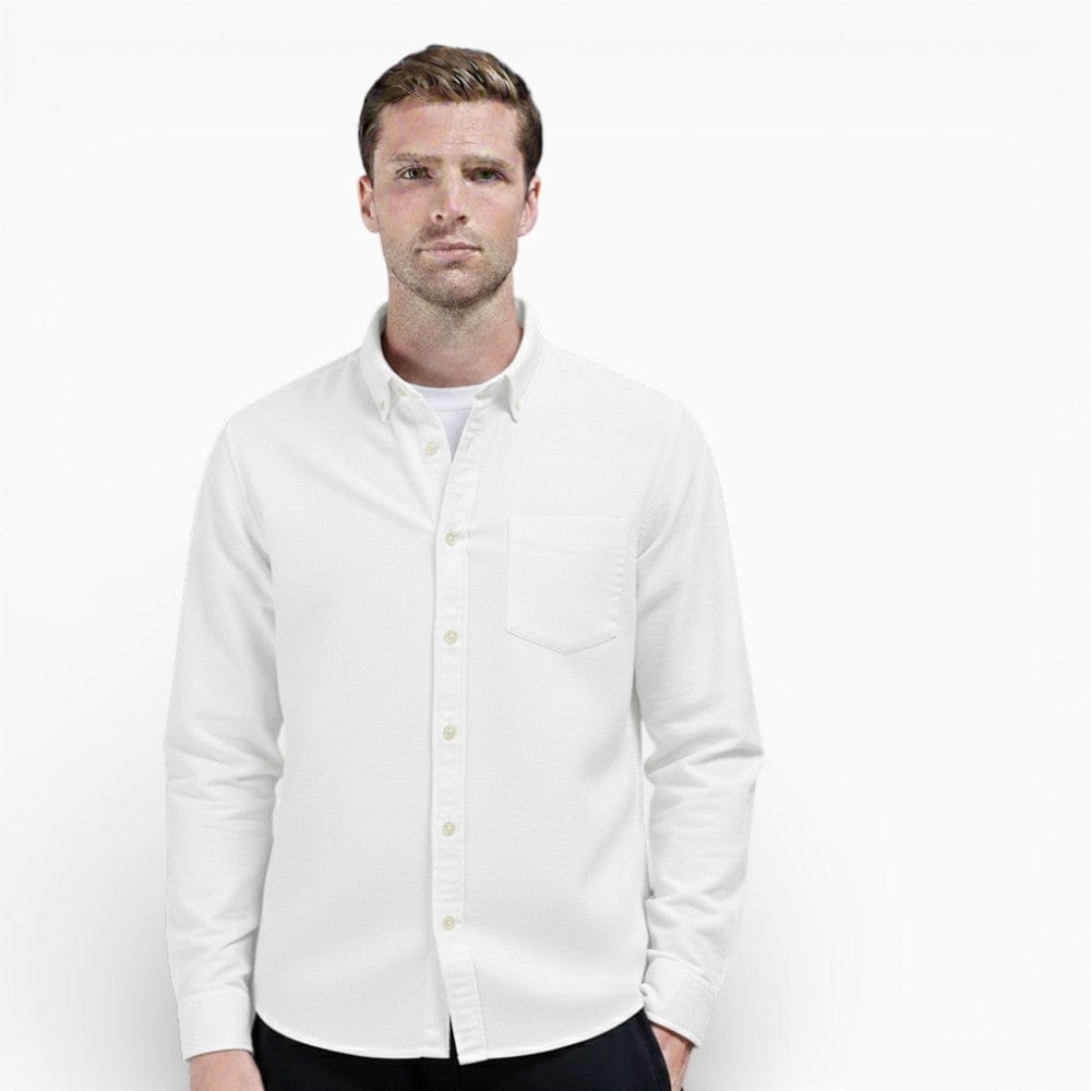 Kent Camden White / S MARC Casual Cotton Shirt