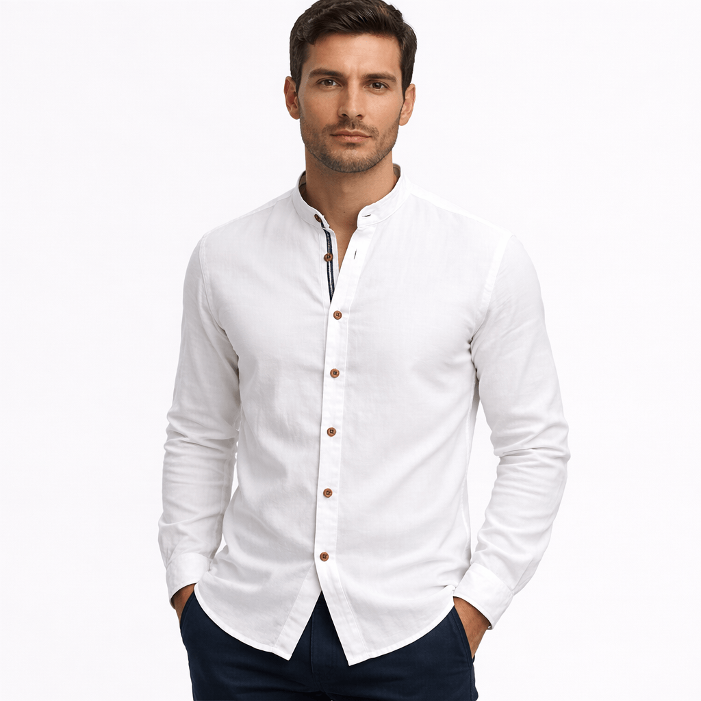 Kent Camden White / S REUBEN Casual Batik Shirt