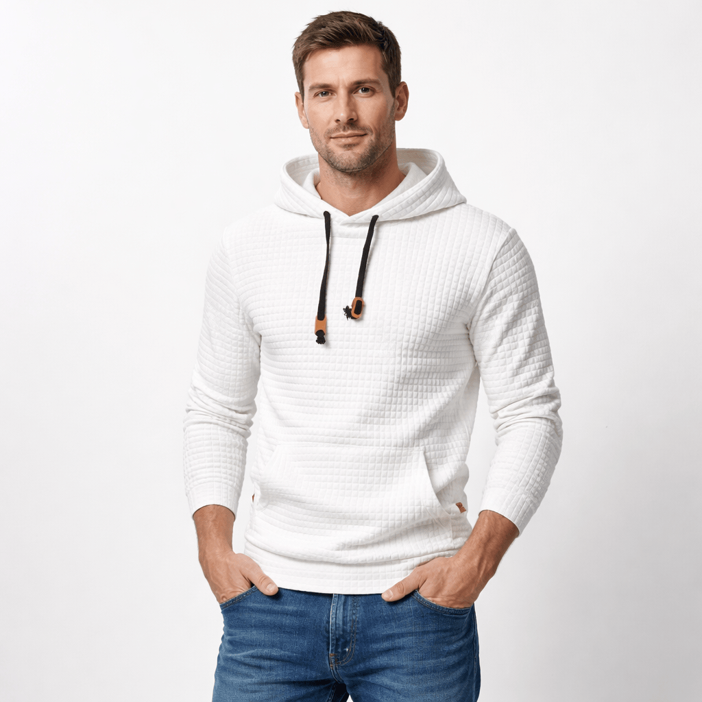 Kent Camden White / S TOM Casual Polyester Hoodie