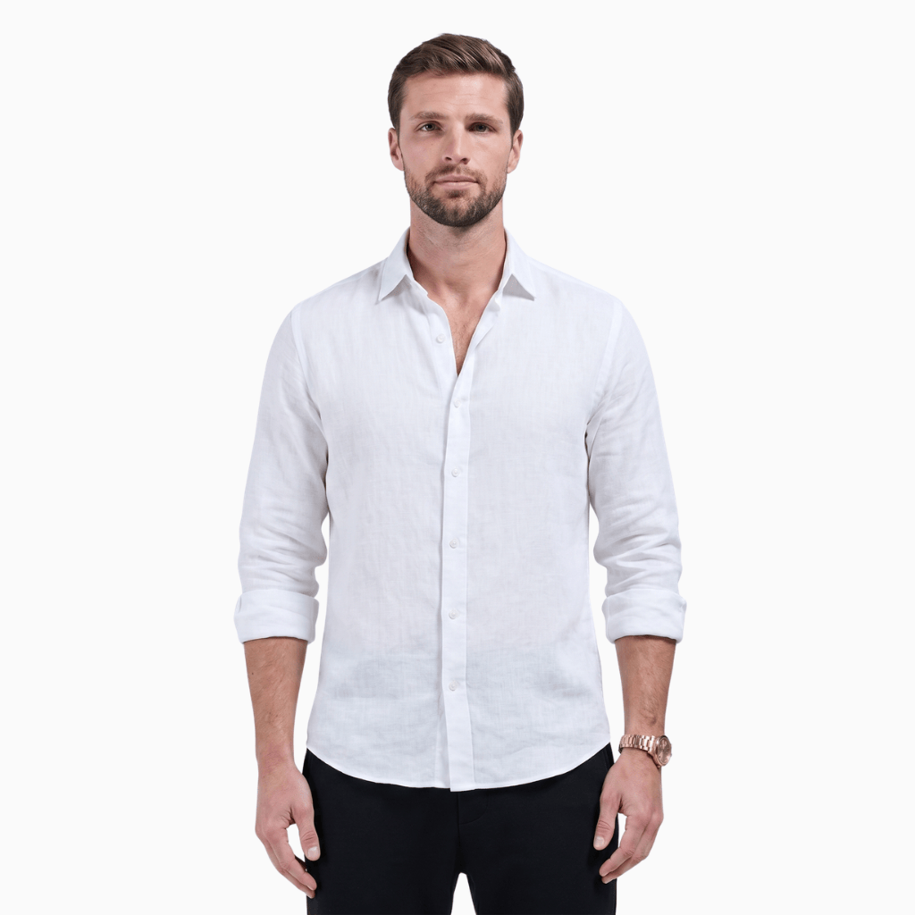 Kent Camden White / S WILL Casual Polyester Pullover Shirt